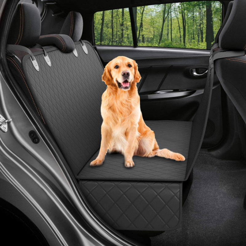 Premium Dog Car Seat Cover & Hammock – Mesh View Safety Protector with Zipper & Pocket - Pet house