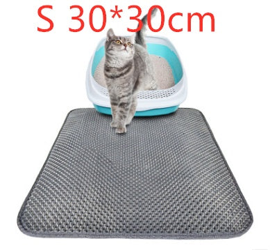 Mess-Free Honeycomb Cat Litter Mat – No More Scattered Litter! - Pet house