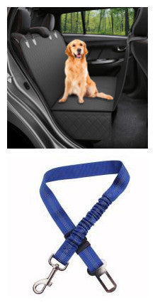 Premium Dog Car Seat Cover & Hammock – Mesh View Safety Protector with Zipper & Pocket - Pet house