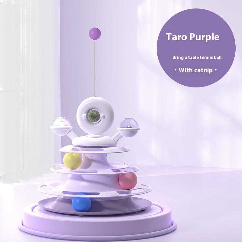 Cat’s Favorite 4-Level Ball Tower – Endless Fun & Exercise! - Pet house
