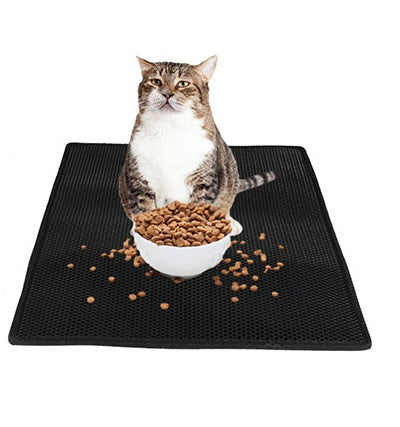 Mess-Free Honeycomb Cat Litter Mat – No More Scattered Litter! - Pet house