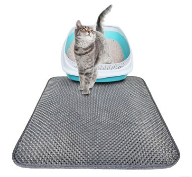Mess-Free Honeycomb Cat Litter Mat – No More Scattered Litter! - Pet house