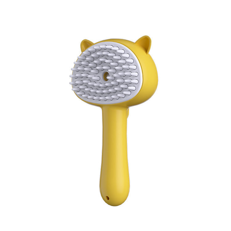 Rechargeable Self-Cleaning Pet Grooming Brush – Gentle & Effective! - Pet house