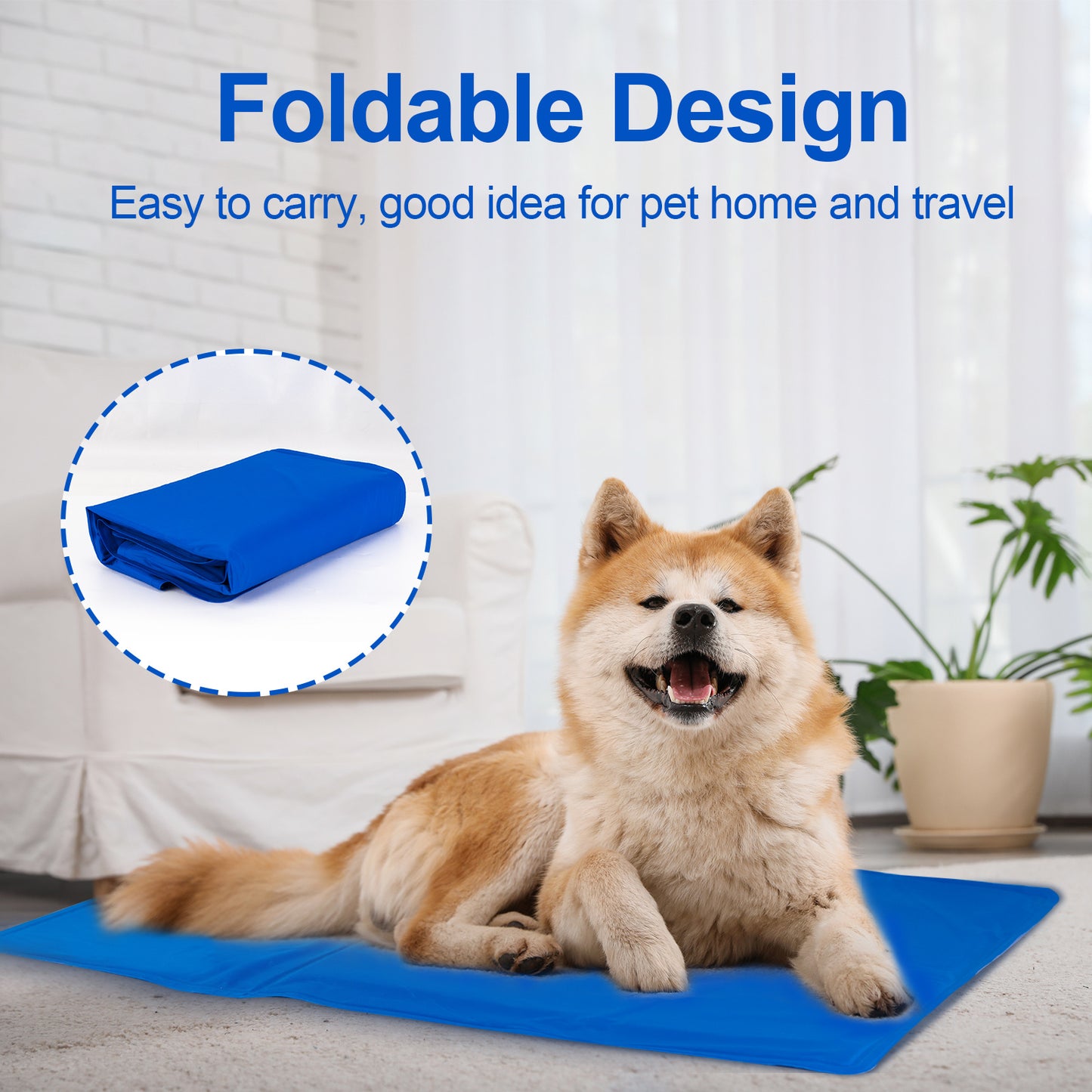 Pressure-Activated Dog Cooling Mat – Stay Cool & Comfortable! - Pet house