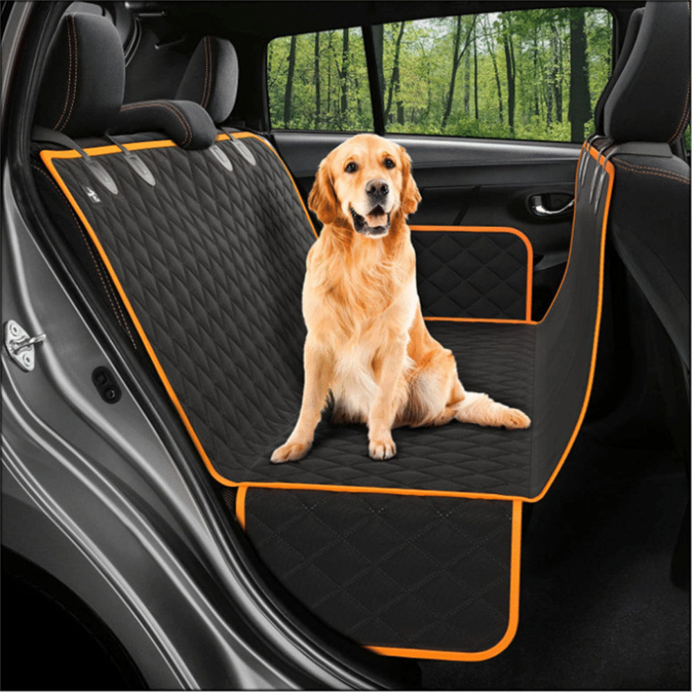 Premium Dog Car Seat Cover & Hammock – Mesh View Safety Protector with Zipper & Pocket - Pet house