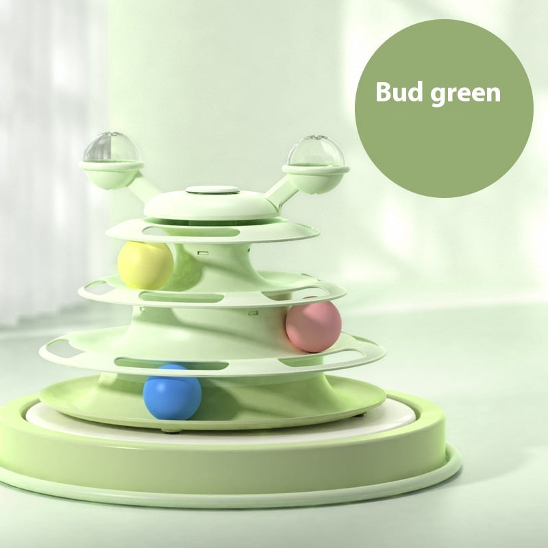 Cat’s Favorite 4-Level Ball Tower – Endless Fun & Exercise! - Pet house