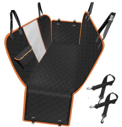 Premium Dog Car Seat Cover & Hammock – Mesh View Safety Protector with Zipper & Pocket - Pet house