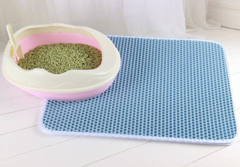 Mess-Free Honeycomb Cat Litter Mat – No More Scattered Litter! - Pet house