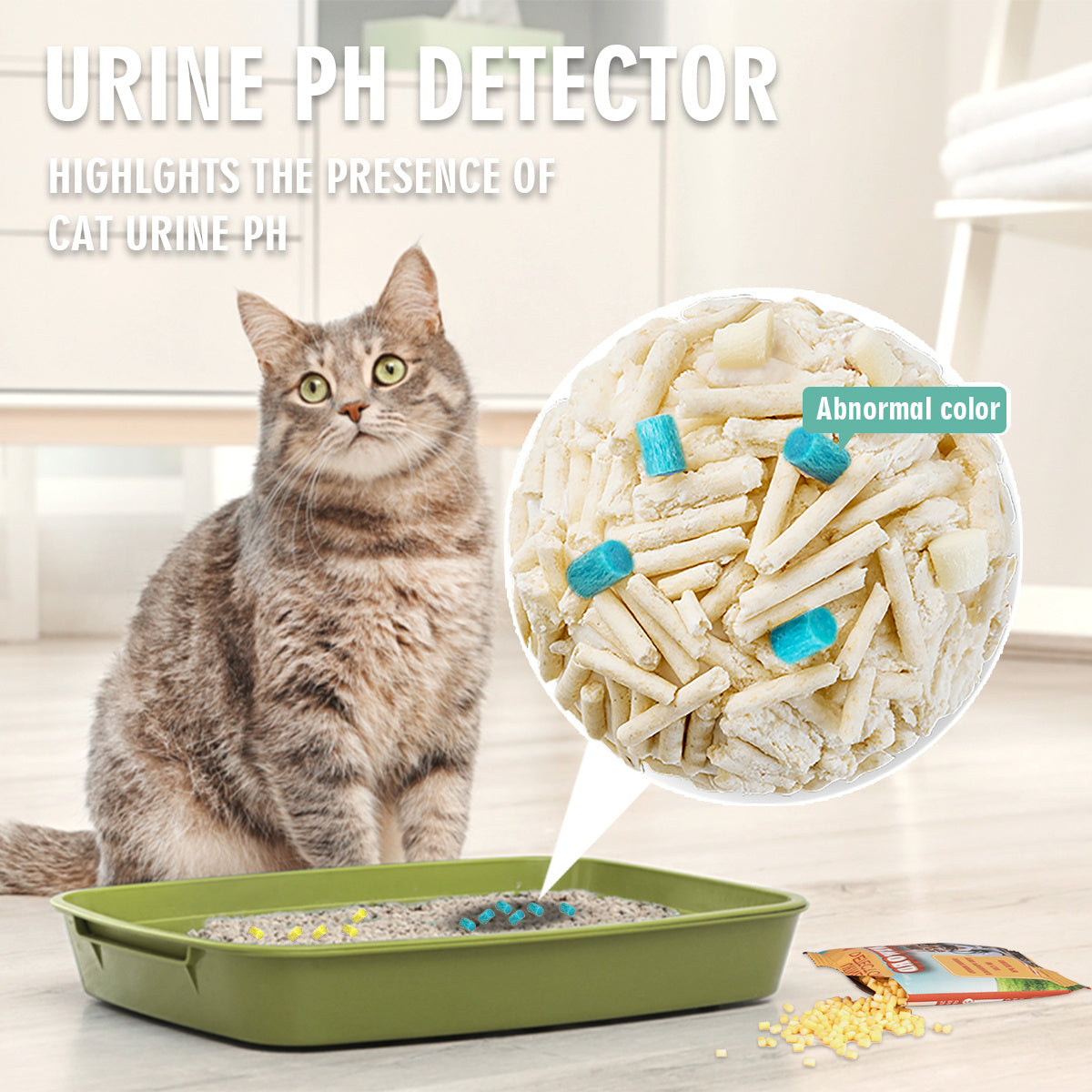 Self-Checking Cat Litter – Odor Control & Health Monitoring! - Pet house