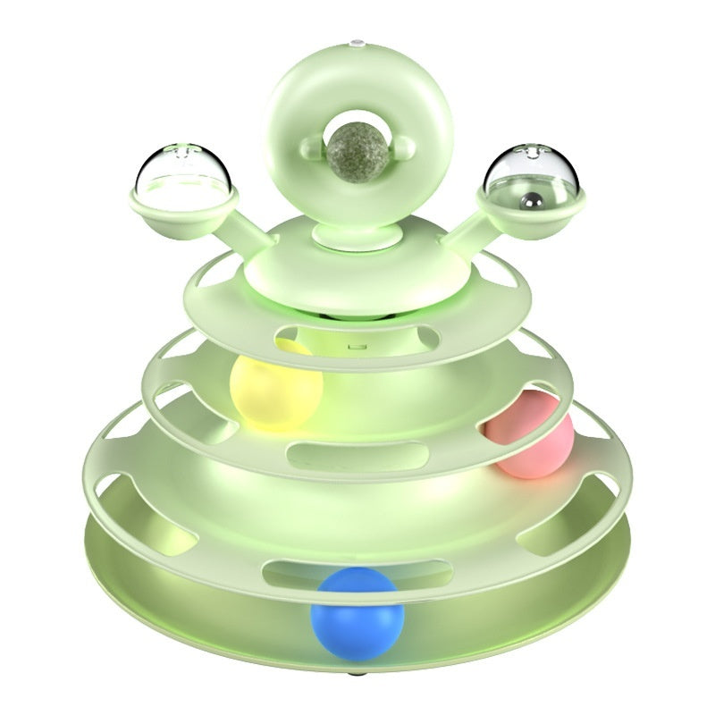 Cat’s Favorite 4-Level Ball Tower – Endless Fun & Exercise! - Pet house
