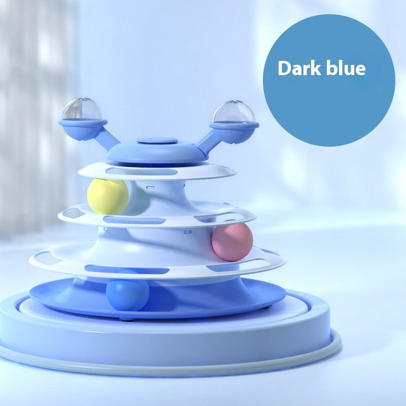 Cat’s Favorite 4-Level Ball Tower – Endless Fun & Exercise! - Pet house