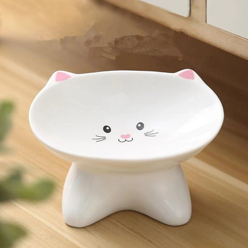 Cute & Durable Cat Face Ceramic Bowl – Stylish, Safe & Easy to Clean! - Pet house
