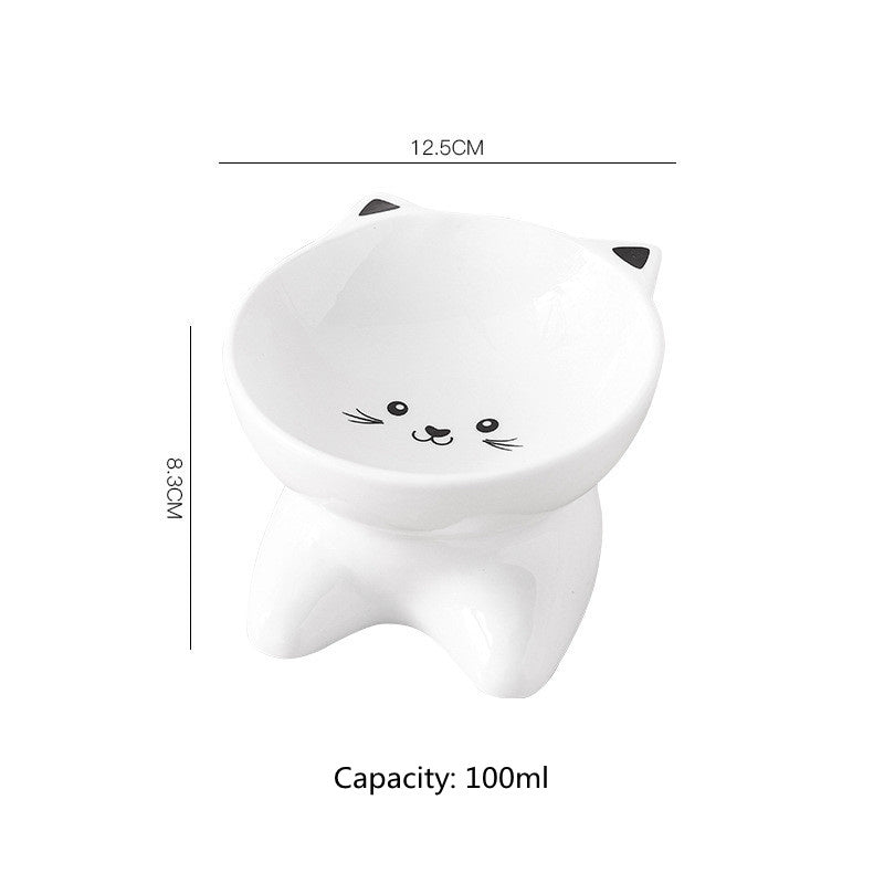 Cute & Durable Cat Face Ceramic Bowl – Stylish, Safe & Easy to Clean! - Pet house