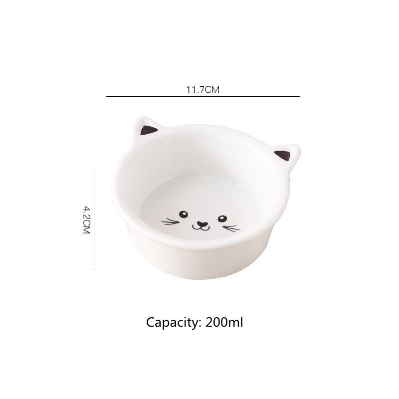 Cute & Durable Cat Face Ceramic Bowl – Stylish, Safe & Easy to Clean! - Pet house