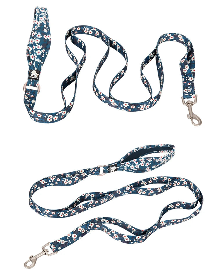 Floral Pet Leash – Soft Padded Handle & Extra Control! - Pet house