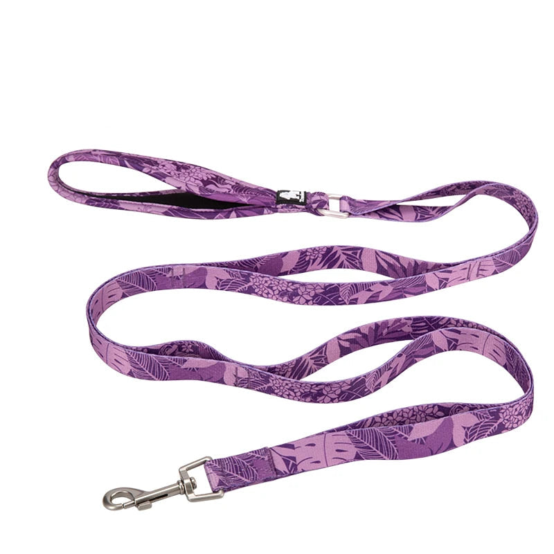 Floral Pet Leash – Soft Padded Handle & Extra Control! - Pet house