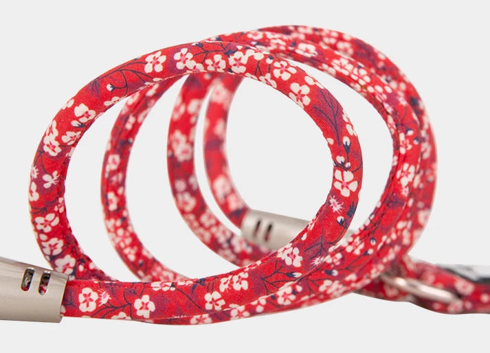 Floral Rope Pet Leash – Stylish, Comfortable & Durable! - Pet house