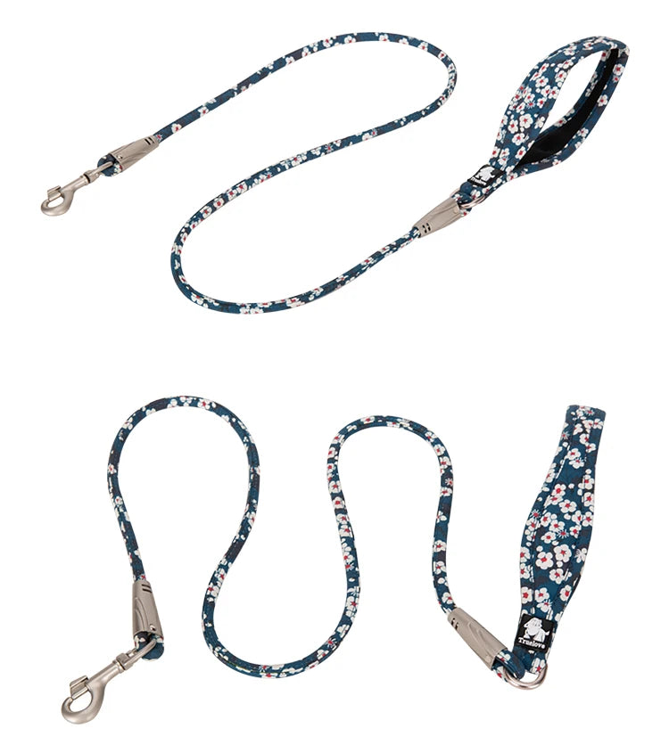 Floral Rope Pet Leash – Stylish, Comfortable & Durable! - Pet house