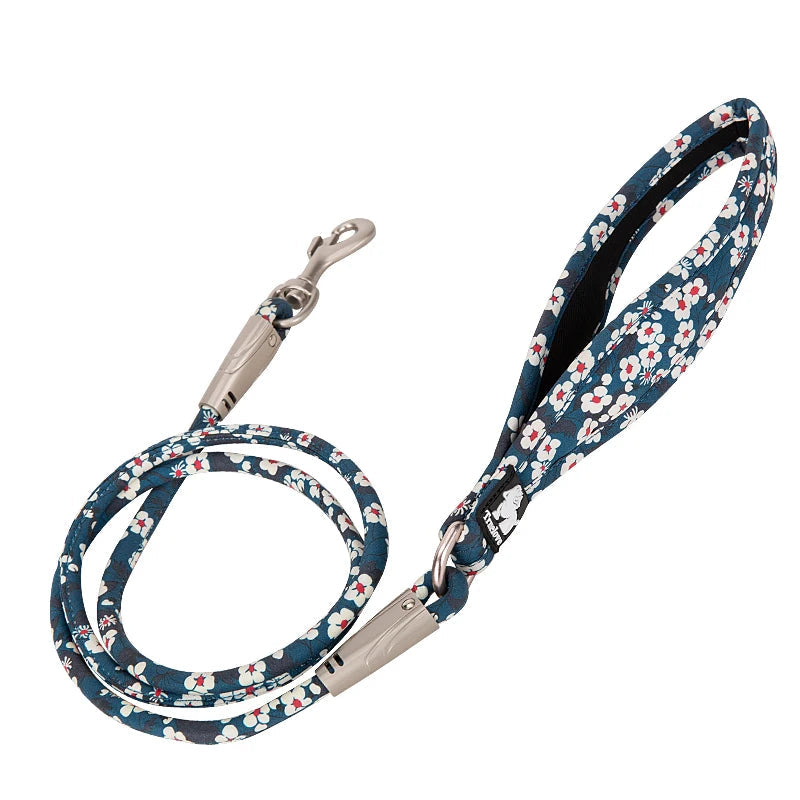 Floral Rope Pet Leash – Stylish, Comfortable & Durable! - Pet house