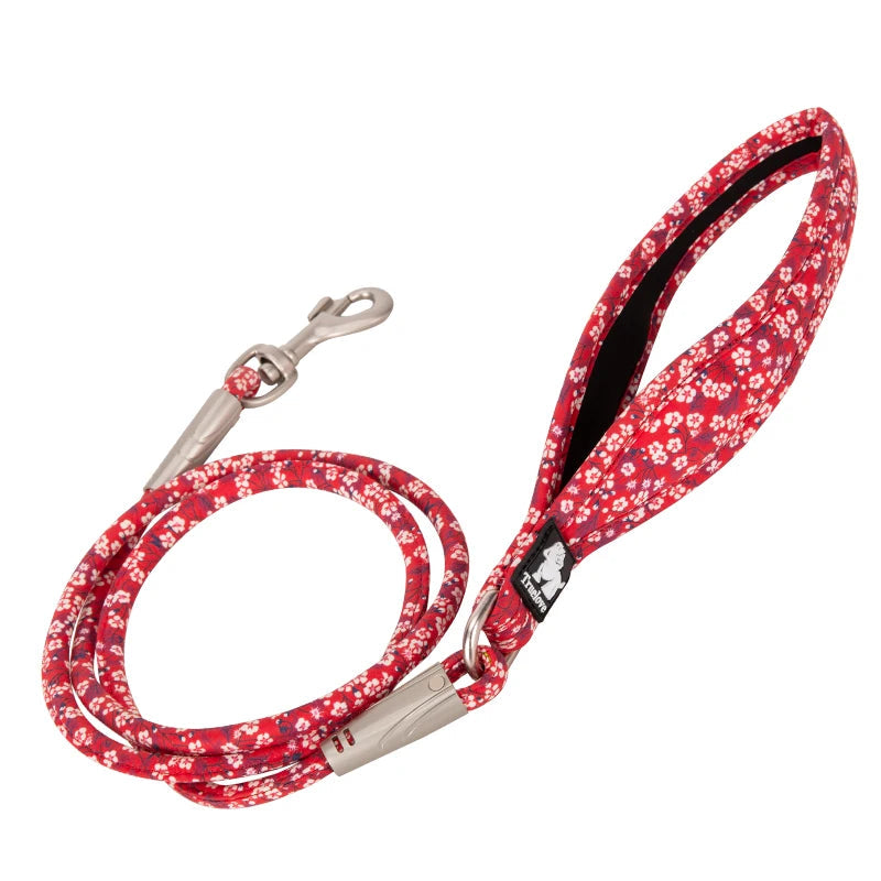 Floral Rope Pet Leash – Stylish, Comfortable & Durable! - Pet house