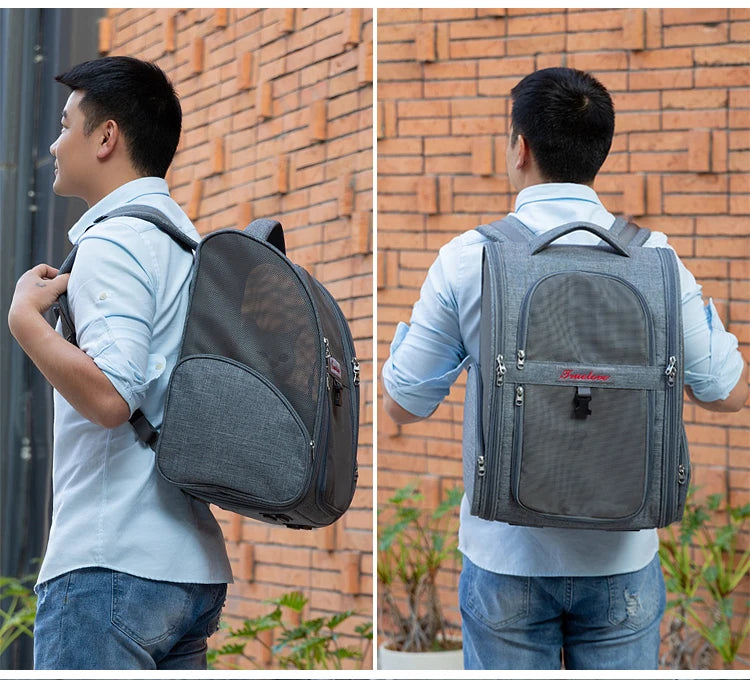 Portable Pet Backpack – Breathable, Lightweight & Travel-Ready! - Pet house