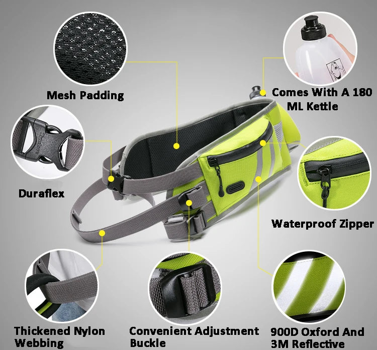 Hands-Free Dog Walking Fanny Pack – The Ultimate Dog Owner’s Companion! - Pet house