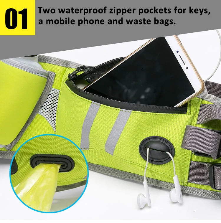 Hands-Free Dog Walking Fanny Pack – The Ultimate Dog Owner’s Companion! - Pet house