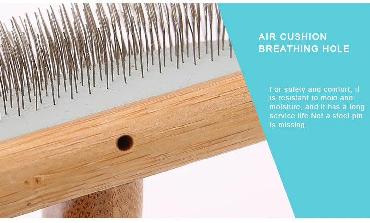 Stainless Steel Square Head Pet Comb – Gentle & Effective Grooming! - Pet house