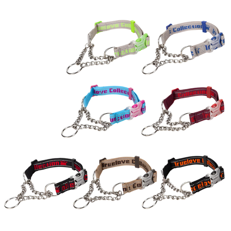 Heavy-Duty P-Chain Dog Collar – Adjustable, Reflective & Secure! - Pet house