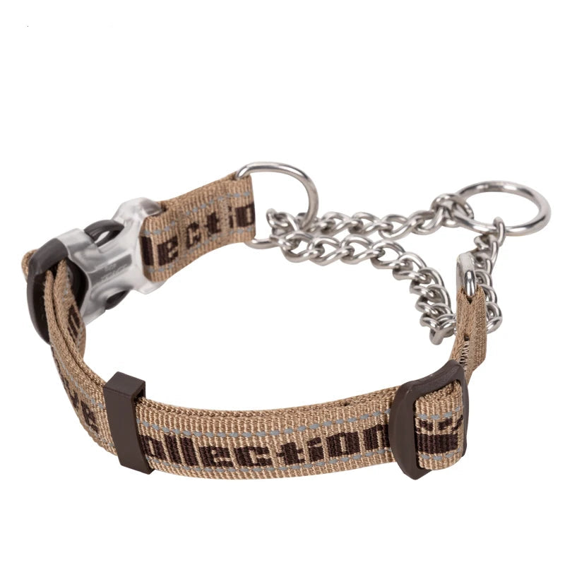 Heavy-Duty P-Chain Dog Collar – Adjustable, Reflective & Secure! - Pet house