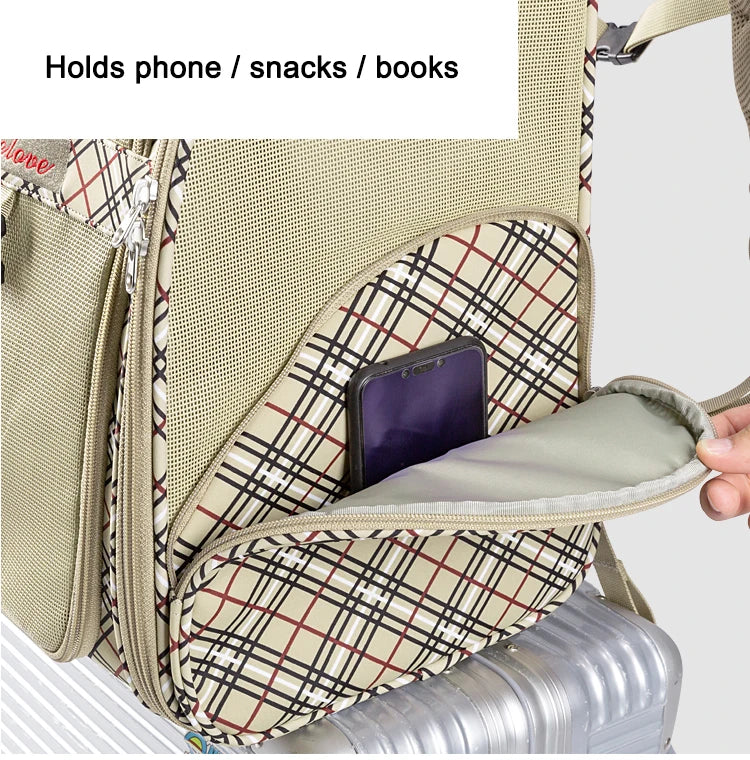 Portable Pet Backpack – Breathable, Lightweight & Travel-Ready! - Pet house