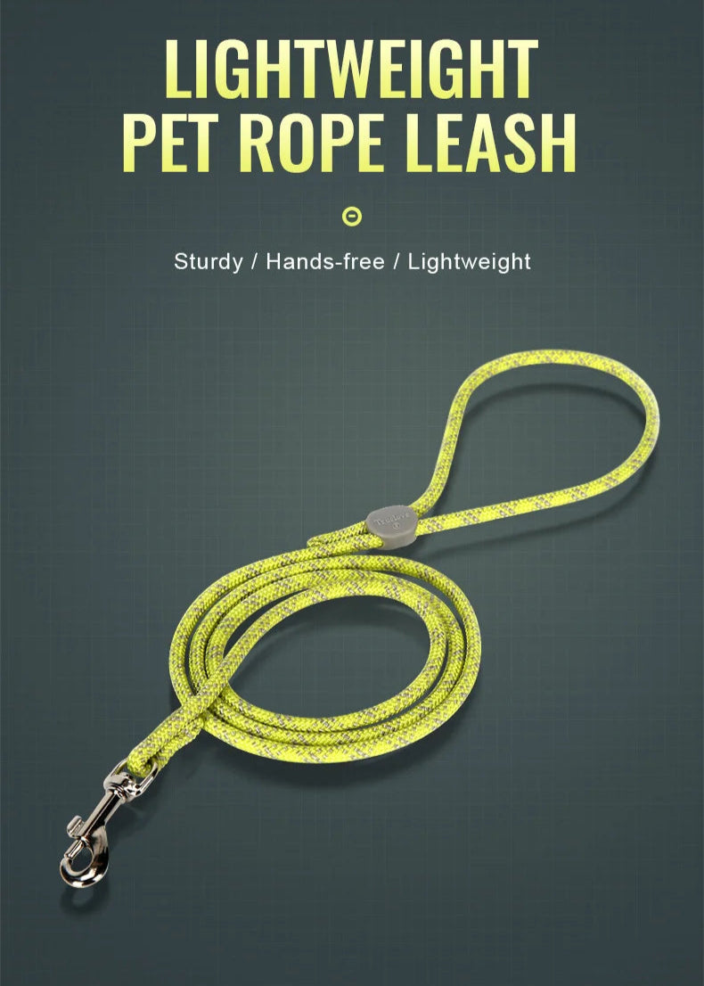 Lightweight Nylon Rope Pet Leash – Stylish, Secure & Durable - Pet house