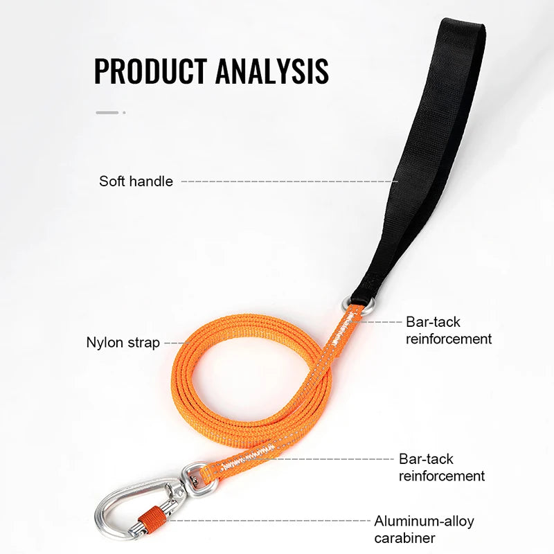 Lightweight Reflective Dog Leash – Stylish, Secure & Adjustable! - Pet house