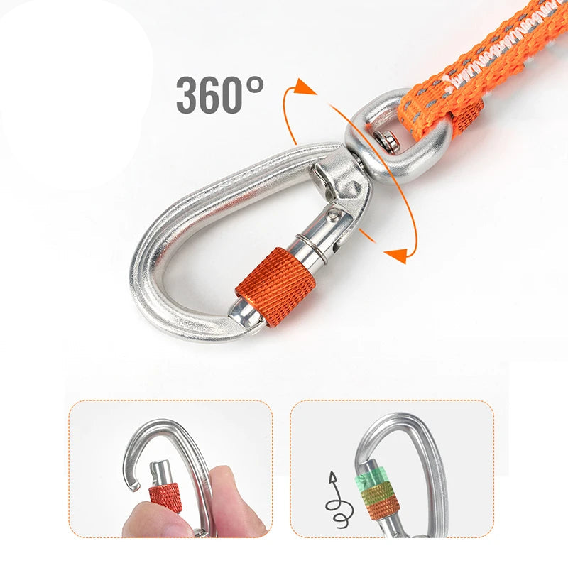 Lightweight Reflective Dog Leash – Stylish, Secure & Adjustable! - Pet house