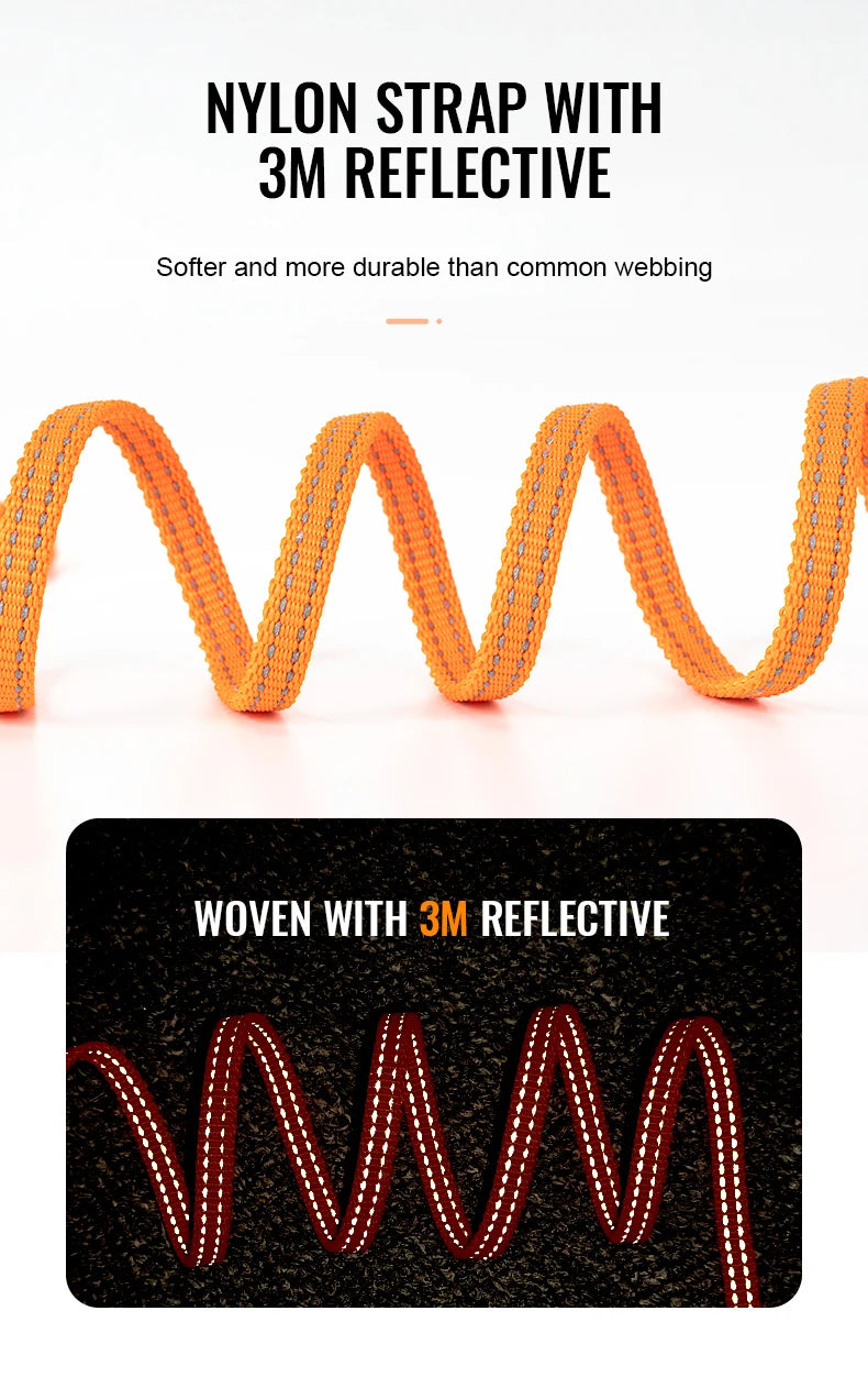 Lightweight Reflective Dog Leash – Stylish, Secure & Adjustable! - Pet house