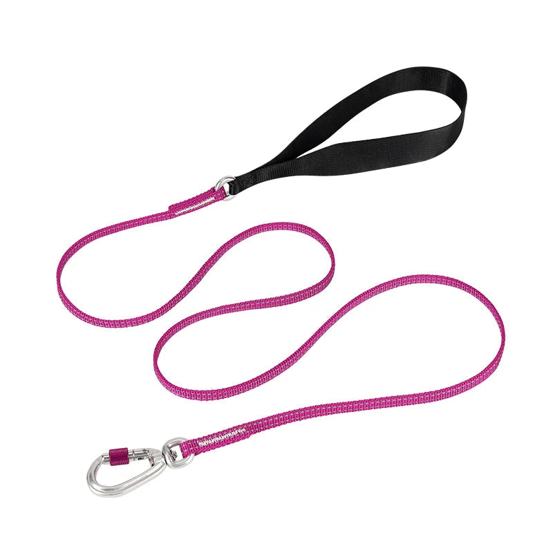 Lightweight Reflective Dog Leash – Stylish, Secure & Adjustable! - Pet house