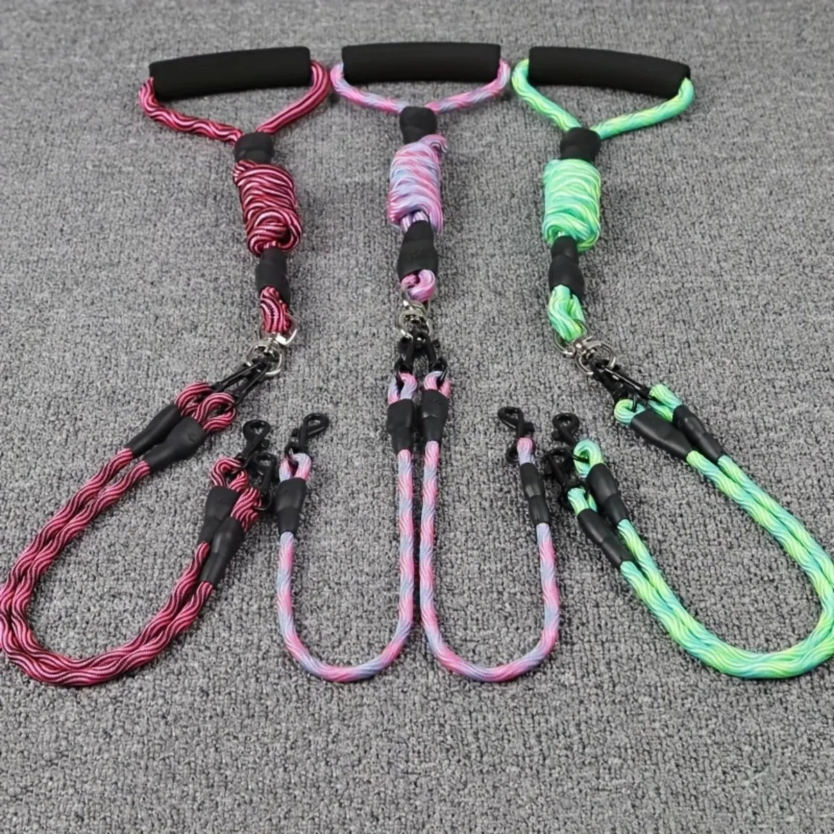 No-Tangle Dual Dog Leash – Walk Two Dogs, Zero Hassle! - Pet house