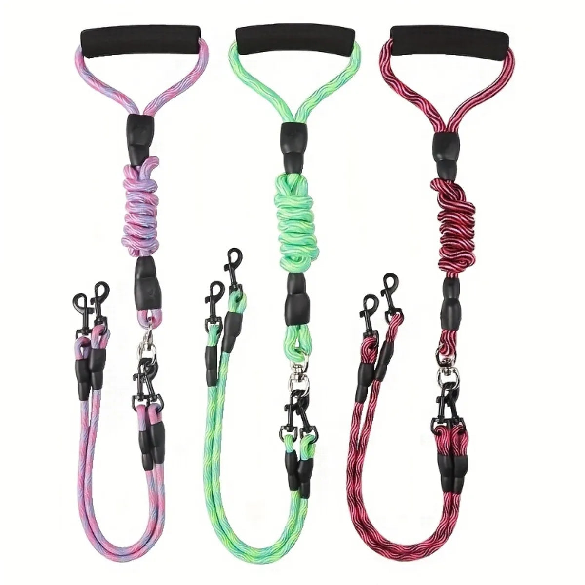 No-Tangle Dual Dog Leash – Walk Two Dogs, Zero Hassle! - Pet house