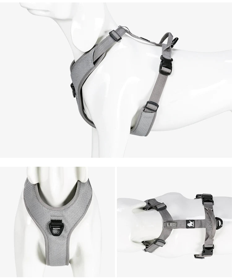 Reflective No-Pull Dog Harness – Adjustable, Secure & Training-Ready! - Pet house