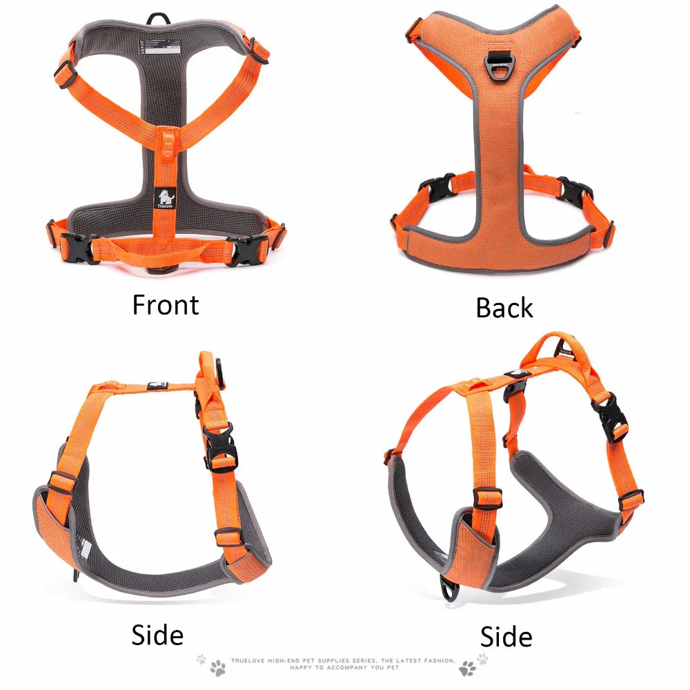 Reflective No-Pull Dog Harness – Adjustable, Secure & Training-Ready! - Pet house