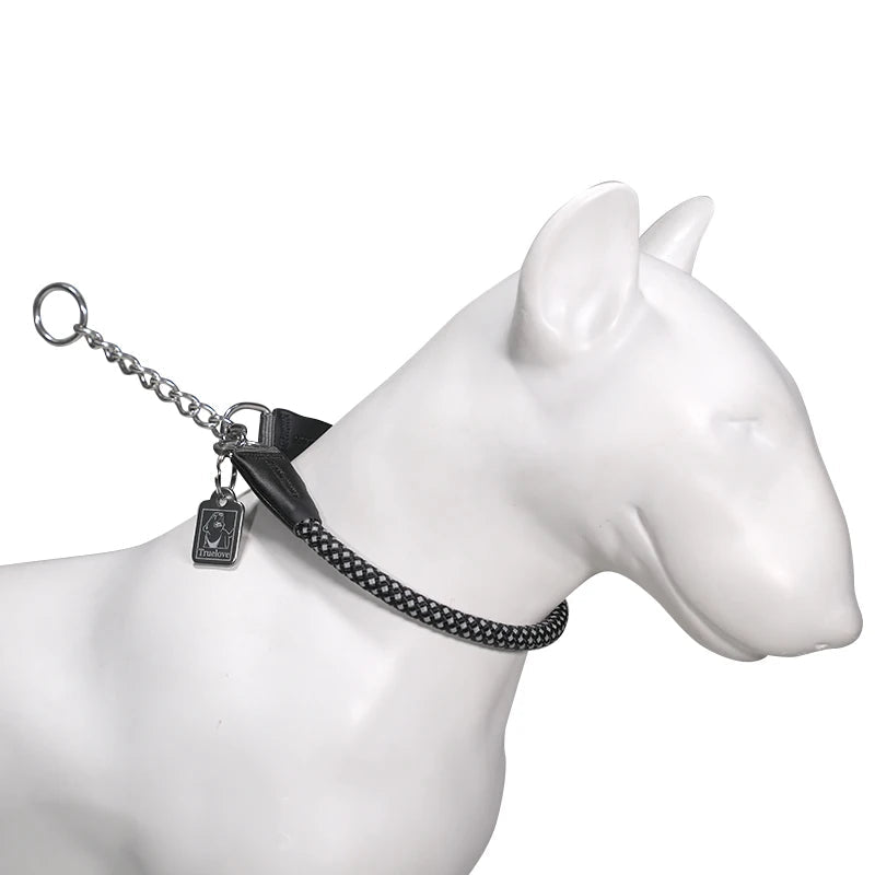 Reflective P-Chain Training Collar – Durable, Adjustable & Secure! - Pet house