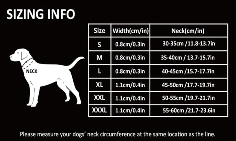 Reflective P-Chain Training Collar – Durable, Adjustable & Secure! - Pet house