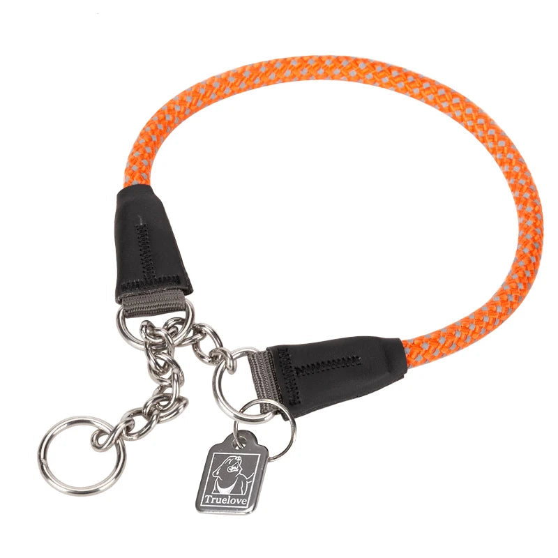 Reflective P-Chain Training Collar – Durable, Adjustable & Secure! - Pet house