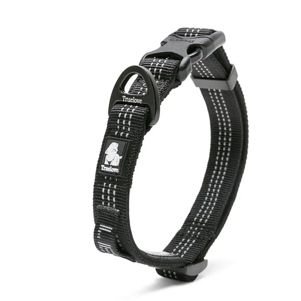 Reflective Padded Dog Collar – Adjustable, Soft & Comfortable! - Pet house