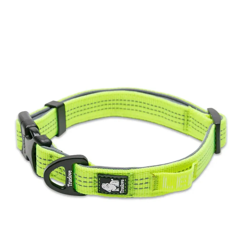 Reflective Padded Dog Collar – Adjustable, Soft & Comfortable! - Pet house