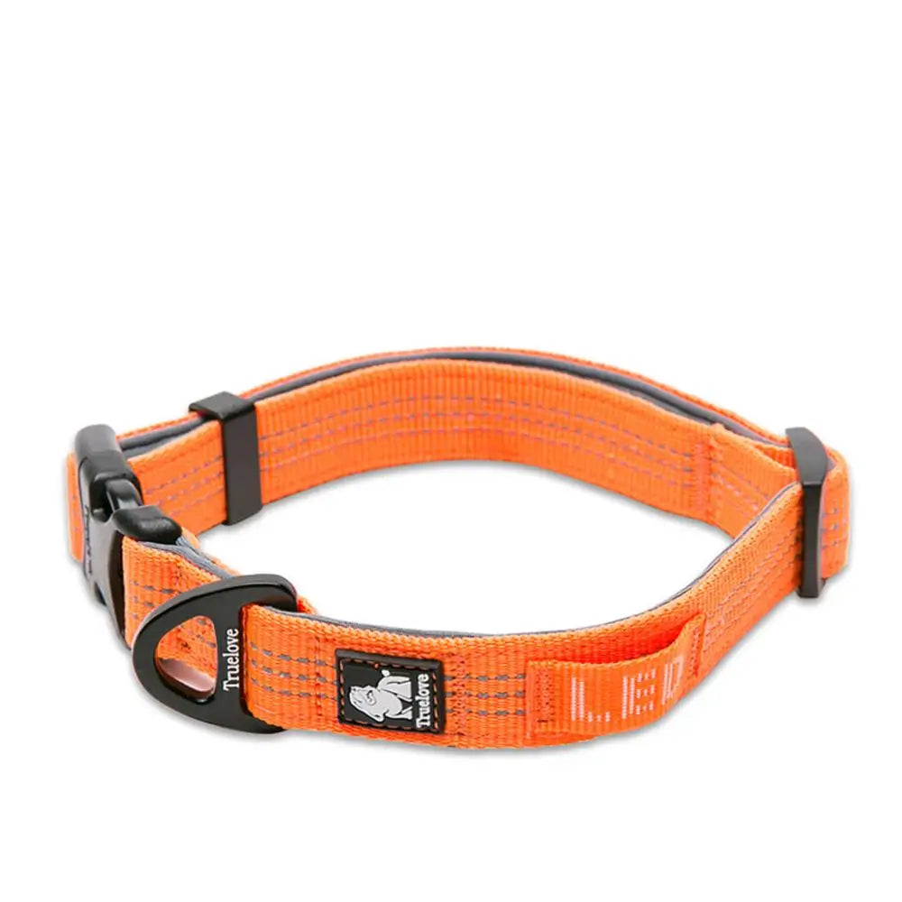 Reflective Padded Dog Collar – Adjustable, Soft & Comfortable! - Pet house