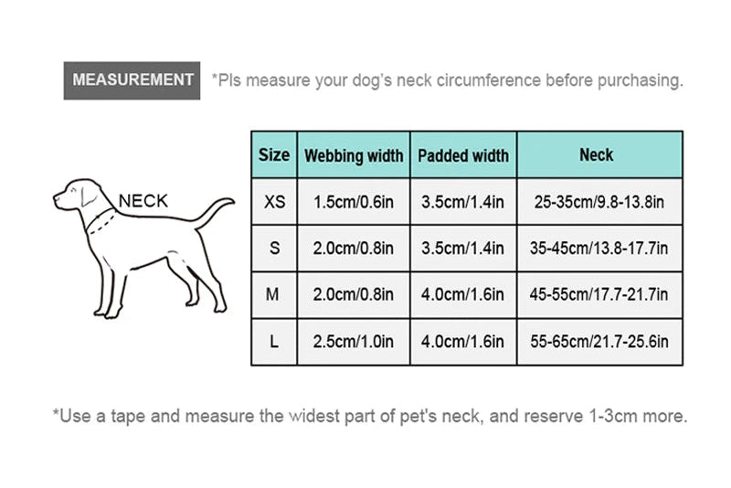 Reflective Personalized Dog Collar – Adjustable, Breathable & Durable! - Pet house