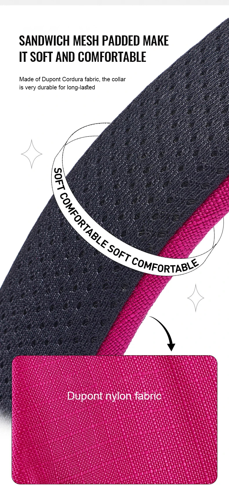 Reflective Personalized Dog Collar – Adjustable, Breathable & Durable! - Pet house