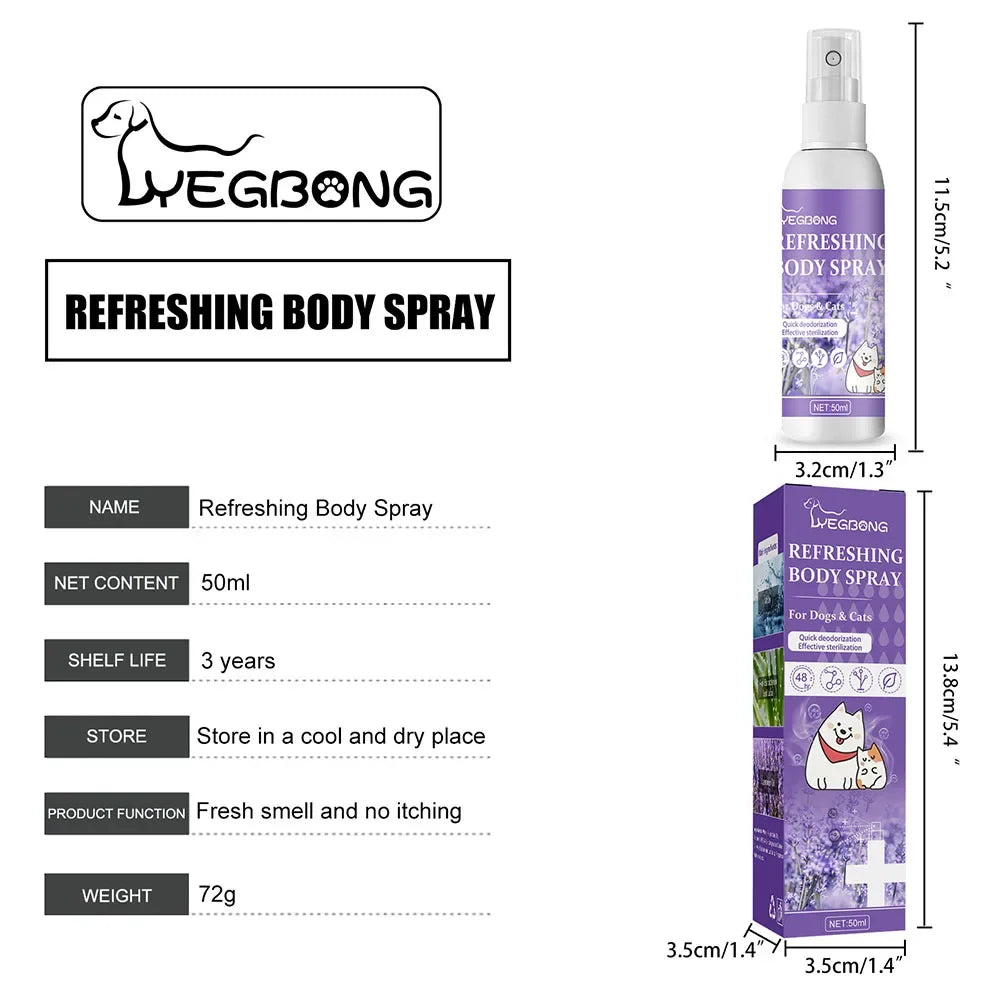 Lavender Scent Dog Air Freshener & Deodorizer Spray – Long-Lasting Freshness! - Pet house