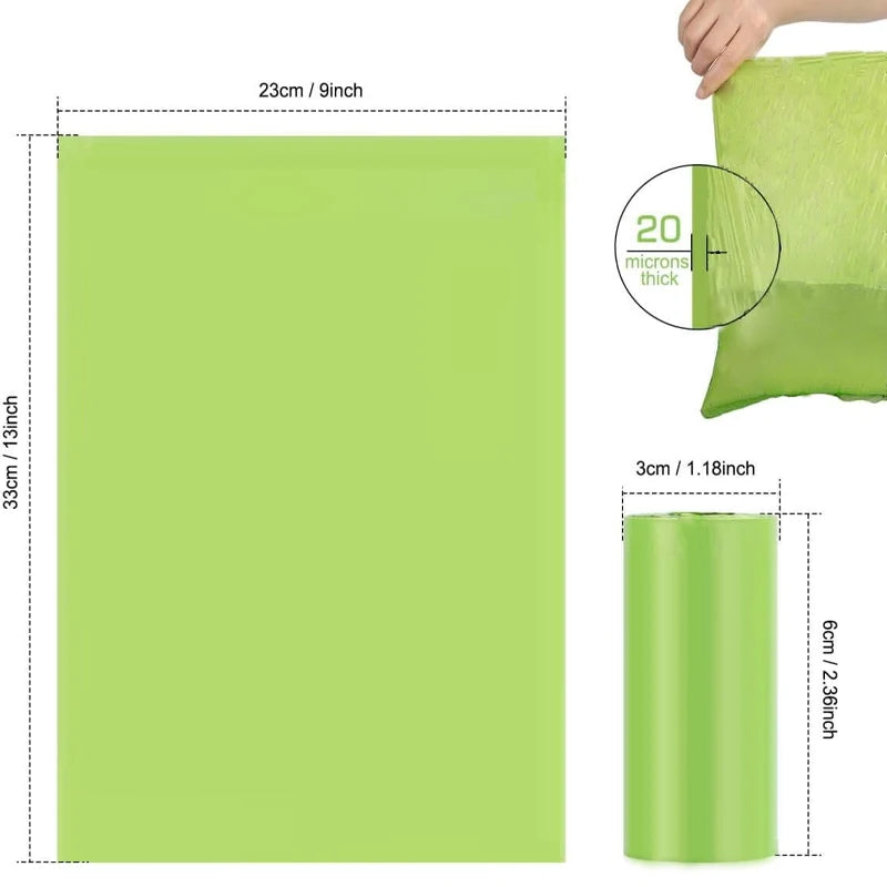Biodegradable Dog Poop Bags with Dispenser – Extra Thick & Eco-Friendly! - Pet house